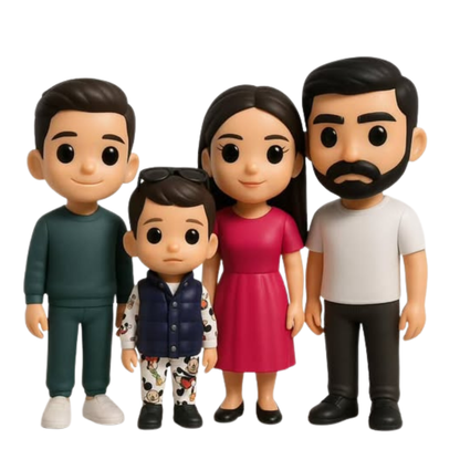 Kişiye Özel 3D Mini Figürler